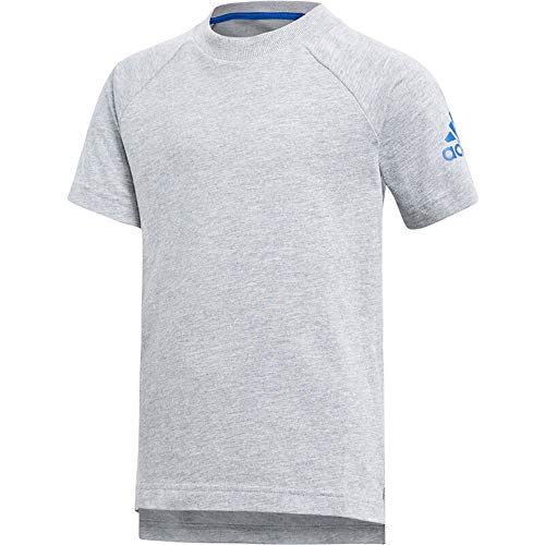adidas Unisex Kinder Lb Cotton Tee Unterhemd, blau, 104 von adidas
