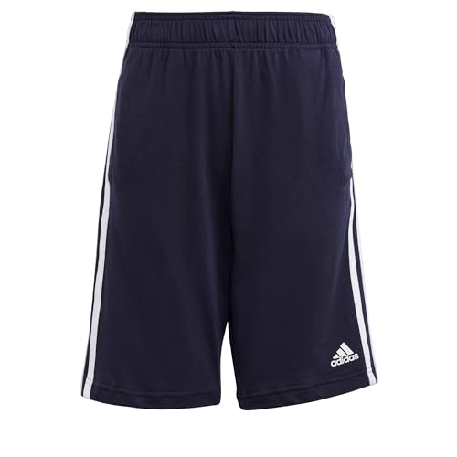 Adidas Unisex Kinder Shorts (1/2) U 3S Kn SHO, Legend Ink/White, HY4717, 128 von adidas