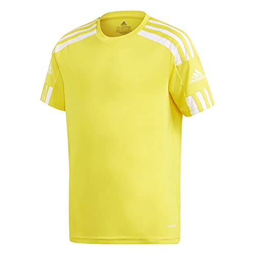 adidas Unisex Kinder Squad 21 Jsy Y T-Shirt, team yellow/white, 140 von adidas