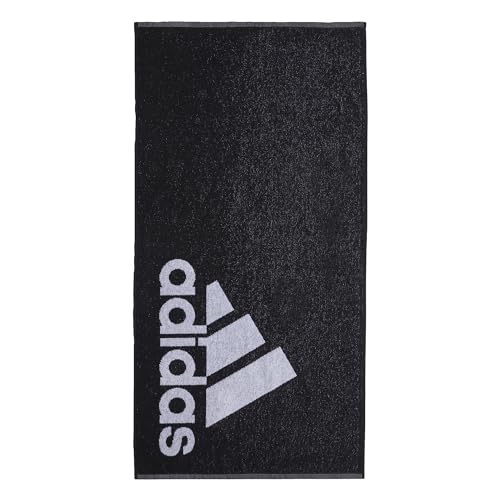 adidas Unisex Swim S Handtuch, Black/White, One Size von adidas