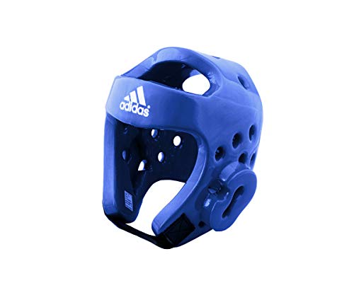 adidas WT Taekwondo Martial Arts Dipped Foam Head Guard Protector Kopfschutz, blau, M von adidas