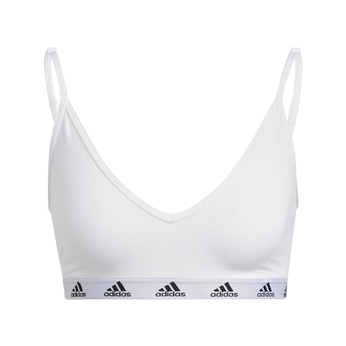Adidas HG3783 EVYDY Cotton B Sports Bra Women's White XSDD von adidas