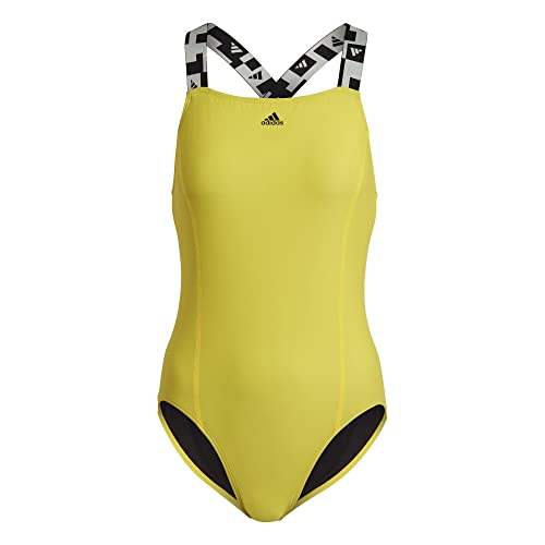 adidas Womens Swimsuit Adid Tape S, Impact Yellow, HD0876, 38 von adidas