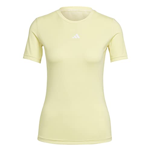 Adidas Womens T-Shirt (Short Sleeve) Tf Train T, Almost Yellow/White, HN9081, M von adidas