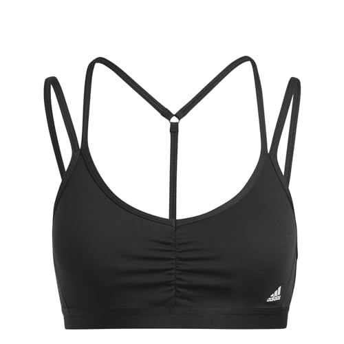 Adidas Womens Workout Bra - Light Support Yoga Essentials Light-Support Bra, Black, HE9060, XSAC von adidas