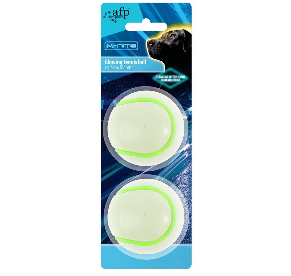 afp Tierball KNITE-Glowing tennis ball 2pcs von afp