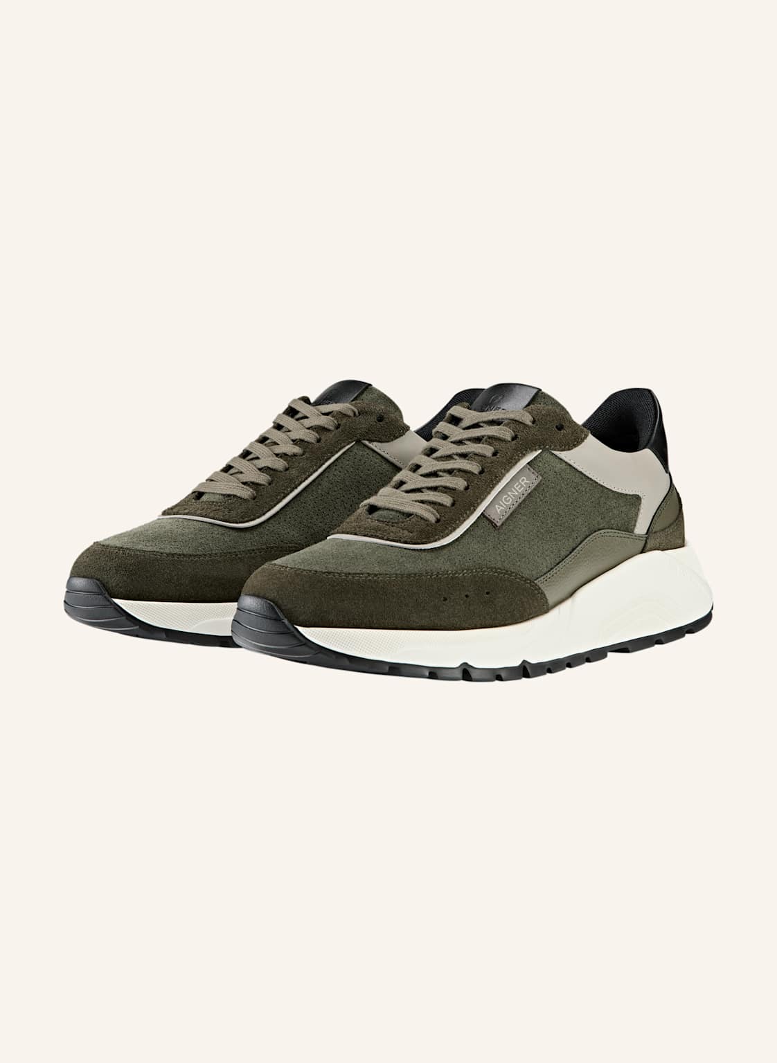 Aigner Runner Sneaker Justin 4e gruen von aigner