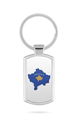 Schlüsselanhänger mit Gravur Wunschtext Name Kosovo Kosova von aina