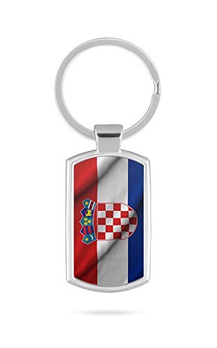 Schlüsselanhänger mit Gravur Wunschtext Name Kroatien Hrvatska 2 von aina