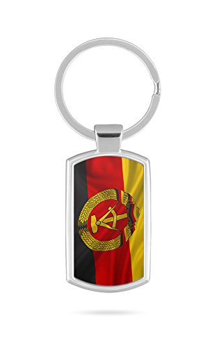 Schlüsselanhänger mit Gravur Wunschtext Name DDR Deutschland von aina