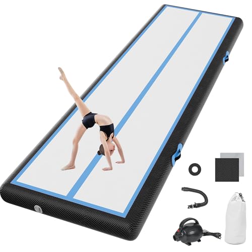 airtrack matte mit elektrischer Luftpumpe 10cm hoch 5M Tumbling Matten Aufblasbare turnmatte Matte gymnastikmatte Yogamatte Camping Trainingsmatte von airtrack matte