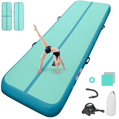 airtrack matte mit elektrischer Luftpumpe 10cm hoch 6M Tumbling Matten Aufblasbare turnmatte Matte gymnastikmatte Yogamatte Camping Trainingsmatte von airtrack matte