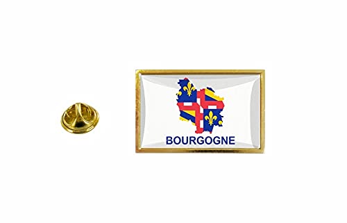 Akachafactory Pin Anstecker Flagge Bourgogne Departement von Akachafactory