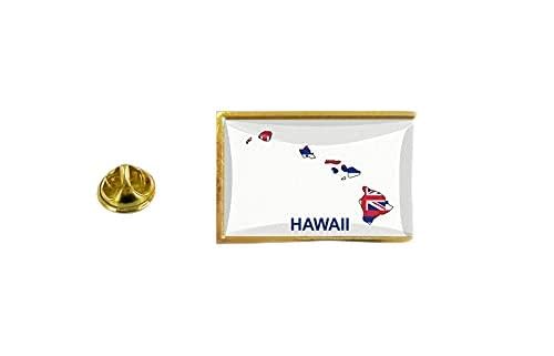 Akachafactory Pin Anstecker Flagge USA Hawaii von Akachafactory