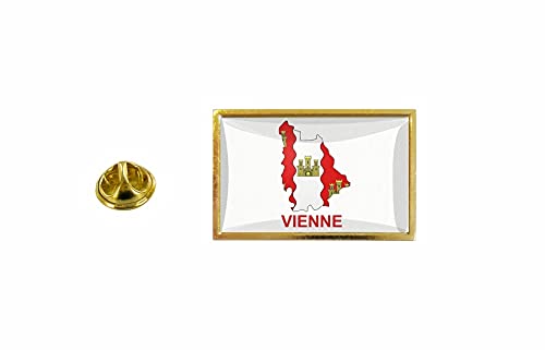 Akachafactory Pin Anstecker Flagge Wien von Akachafactory