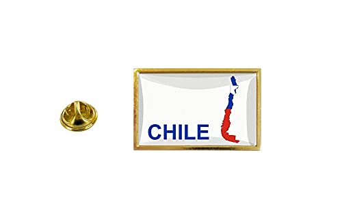Akachafactory Pin Pin Anstecker Flagge Karte RCH Chili von Akachafactory