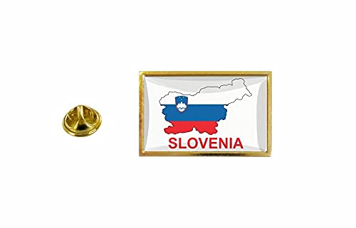 Akachafactory Pin Pin Anstecker Flagge Slowenien von Akachafactory
