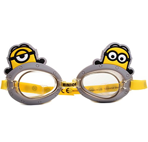 alles-meine.de GmbH 3-D Effekt Schwimmbrille/Chlorbrille/Taucherbrille - Minions - ich einfach unverbesserlich - Kinder von 2 bis 12 Jahre - verstellbar/wasserdicht &.. von alles-meine.de GmbH