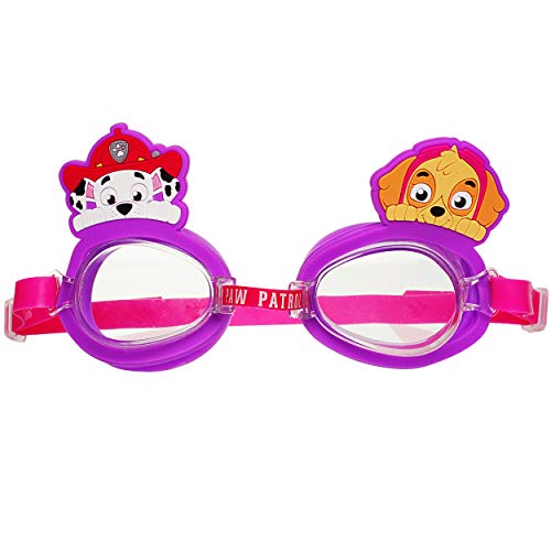 alles-meine.de GmbH 3D Effekt Kinder - Schwimmbrille/Chlorbrille/Taucherbrille - Paw Patrol - Hunde/Skye - Everest - inkl. Name - von 2 bis 12 Jahre - verstellbar/wasse.. von alles-meine.de GmbH