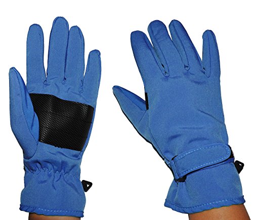 alles-meine.de GmbH Fingerhandschuhe Softshell - Azur blau - Thermo gefüttert mit Fleece - dünner Thermohandschuh - Größe: 6 bis 8 Jahre - wasserdicht + atmungsaktiv Soft Shell -.. von alles-meine.de GmbH