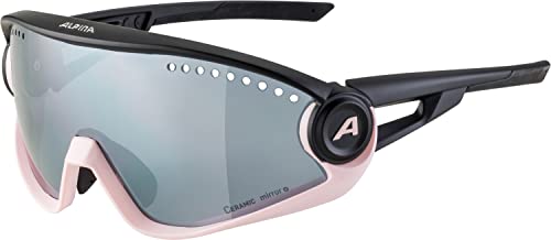 ALPINA Unisex - Erwachsene, 5W1NG Sportbrille, light-rose-black matt, One size von Alpina