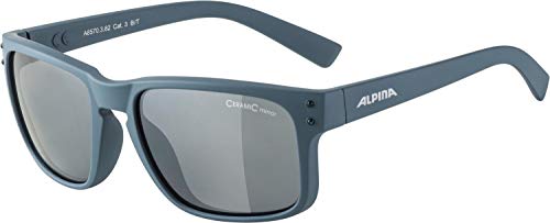 ALPINA KOSMIC - Verspiegelte und Bruchsichere Sonnenbrille Mit 100% UV-Schutz Für Erwachsene, dirtblue matt, One Size von ALPINA
