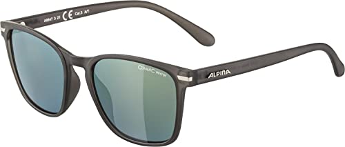 ALPINA YEFE - Verspiegelte und Bruchsichere Sonnenbrille Mit 100% UV-Schutz Für Erwachsene, grey transparent matt, One Size von ALPINA