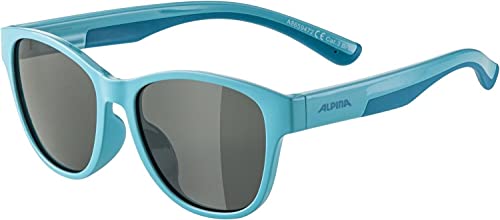 ALPINA FLEXXY COOL KIDS II - Flexible und Bruchsichere Sonnenbrille Mit 100% UV-Schutz Für Kinder, turquoise gloss, One Size von ALPINA