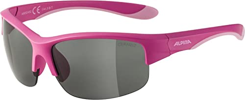 ALPINA FLEXXY YOUTH HR - Flexible und Bruchsichere Sonnenbrille Mit 100% UV-Schutz Für Kinder, pink matt, One Size von ALPINA
