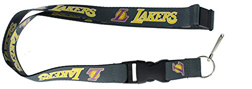 Aminco NBA Los Angeles Lakers Team Schlüsselband, Anthrazit von aminco