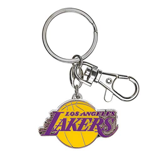 aminco NBA Los Angeles Lakers, schwerer Schlüsselanhänger, mehrfarbig, Einheitsgröße von aminco