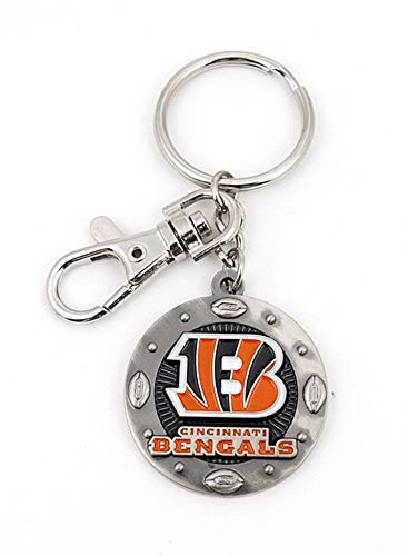 aminco NFL Cincinnati Bengals Impact Schlüsselanhänger Silber von aminco