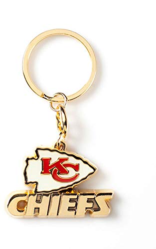 aminco NFL Kansas City Chiefs Heavyweight Unisex-Erwachsene Schlüsselanhänger, Rot, 5 von aminco
