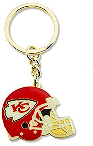 aminco Unisex-Adult NFL Kansas City Chiefs Helm Schlüsselanhänger, Team Color, 5 von aminco
