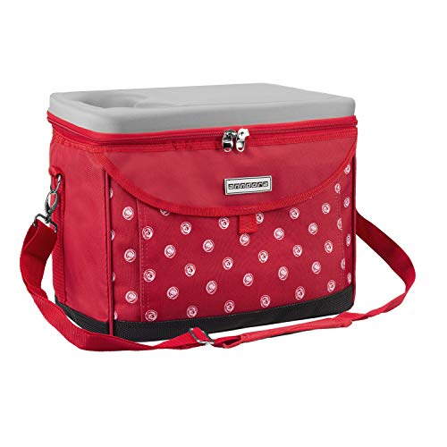 anndora Kühltasche Picknicktasche 22 L rot weiß gepunktet Isotasche Kühlbox von anndora
