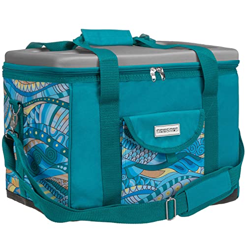 anndora Kühltasche XL Ocean türkis 40 Liter - Kühlbox Isoliertasche Picknicktasche von anndora