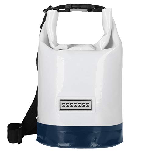 anndora Packsack Tarpaulin 5 L Seesack wasserdicht weiß - Dry Bag von anndora