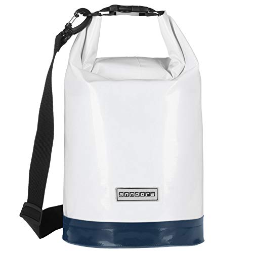 anndora Tarpaulin Packsack 10 L Seesack wasserdicht weiß - Dry Bag von anndora
