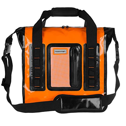 anndora Wasserfeste Reisetasche 40L Sporttasche Segeltasche wasserdicht Orange - Dry Bag von anndora
