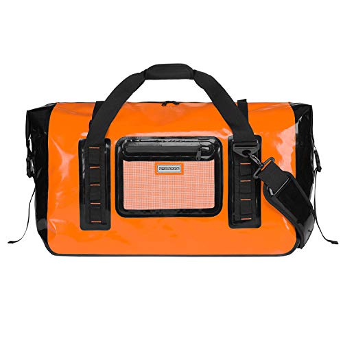 anndora Wasserfeste Reisetasche 70 L Sporttasche Segeltasche wasserdicht Orange - Dry Bag von anndora