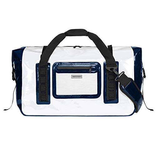 anndora Wasserfeste Reisetasche 70 L Sporttasche Segeltasche wasserdicht Weiß - Dry Bag von anndora