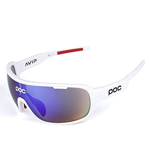 applemi Sport-Fahrradbrille Polarisierte Sonnenbrille ， Wechselgläser ， UV 400-Schutz ， HD-Antibeschlag-Sportbrille Zum Radfahren, Angeln, Laufen, Fahren, Golf-B von applemi