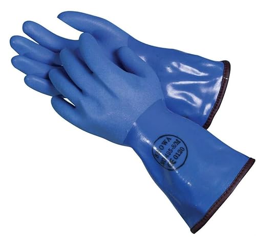 aquata Trockentauchhandschuh blau mit Innenhandschuh (Blau, XL) von aquata