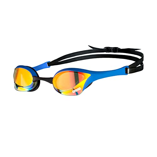 Arena Unisex – Erwachsene Cobra Ultra Swipe Mr (Yell Swim Goggles, Yellow Copper-Blue von ARENA