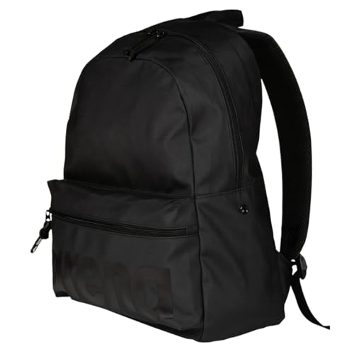 ARENA Erwachsene Sporttasche Rucksack Sport Schule 30L TEAM All Black, One Size, 002478 von ARENA