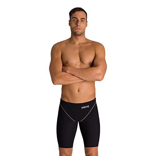 arena Herren Wettkampfhose Jammer Powerskin ST 2.0 (Schnelltrocknend, Perfekte Kompression, Weniger Widerstand) Black (50), 0 (Herstellergröße: 24) von ARENA