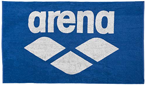 Arena Unisex – Erwachsene Baumwoll Handtuch Pool Soft, royal-White, 150x90cm von ARENA
