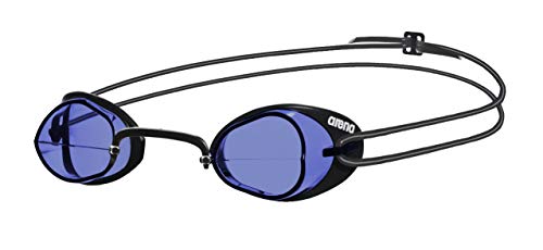 arena Swedix Anti-Fog Wettkampf Schwimmbrille Unisex für Erwachsene, Schwedische Schwimmbrille mit Split-Lens Gläsern, UV-Schutz, 4 Austauschbare Nasenstege von ARENA