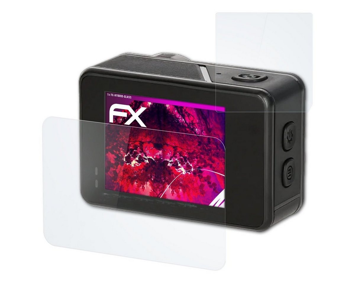 atFoliX Schutzfolie Panzerglasfolie für Rollei Actioncam 11S Plus, Ultradünn und superhart von atFoliX