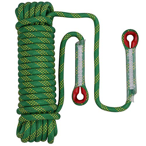 aufodara Kletterseil 10 Meter Hochfestes Seil 10mm Outdoor (Φ 10 MM, Grün) von aufodara
